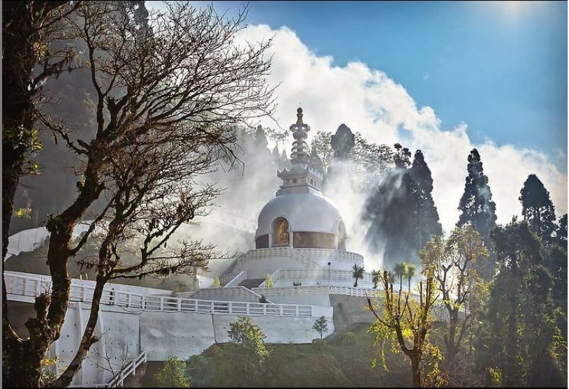 Peacepagoda Darjeeling 